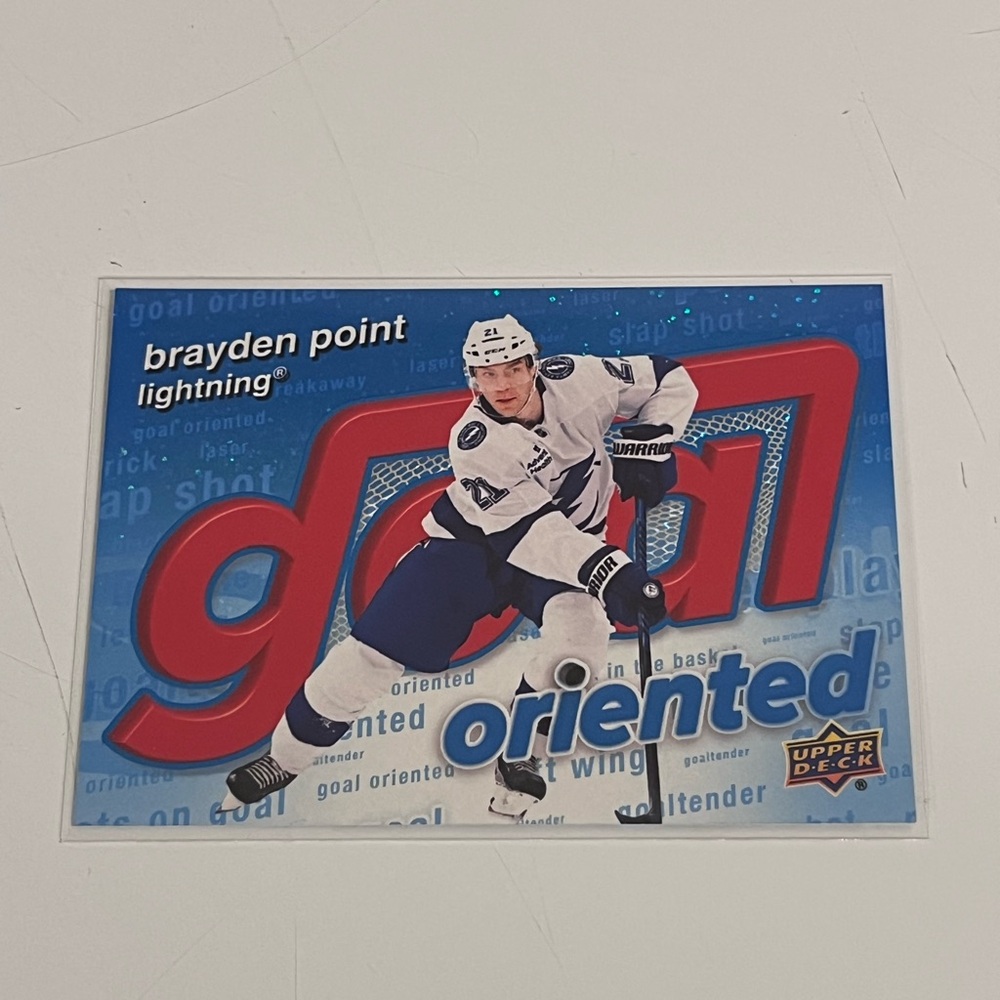 🏒 2025-26 Upper Deck Brayden Point Goal Oriented #GO-13 (Tampa Bay Lightning)